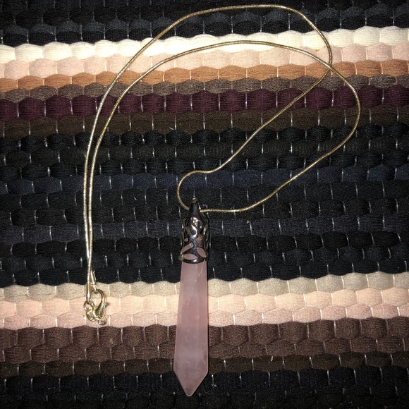 Rose quartz pendant - Picture 1 of 2
